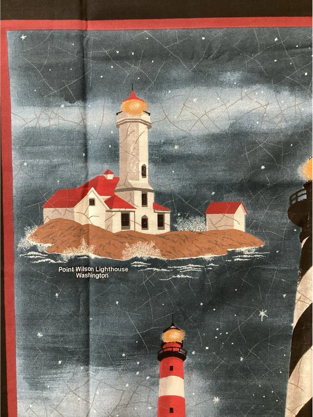 One Yard Lighthouses in the Night